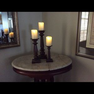 Set of 3 candle sticks